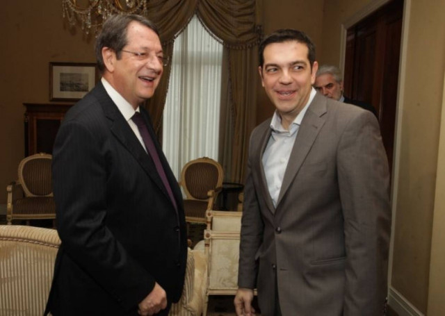 Συνάντηση Τσίπρα - Αναστασιάδη