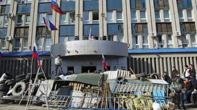 Ομηρία σε κυβερνητικό κτίριο της πόλης Λουχάνσκ