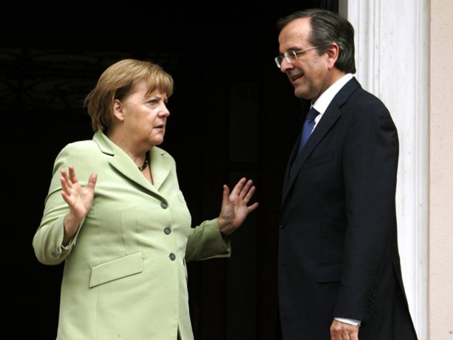 5ώρη στήριξη Μέρκελ σε Σαμαρά