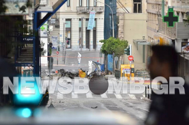 ΦΩΤΟΡΕΠΟΡΤΑΖ: To newsbomb.gr στο σημείο της έκρηξης