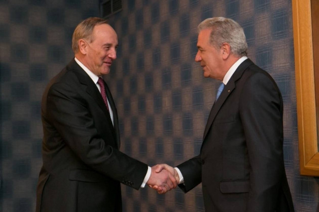 Ολοκληρώθηκε η επίσκεψη Αβραμόπουλου στη Λετονία (pics+video)