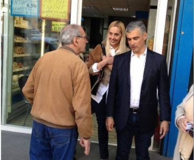 Η Τζούλια Παπαδημητρίου στο πλευρό του Άρη Σπηλιωτόπουλου (photos)