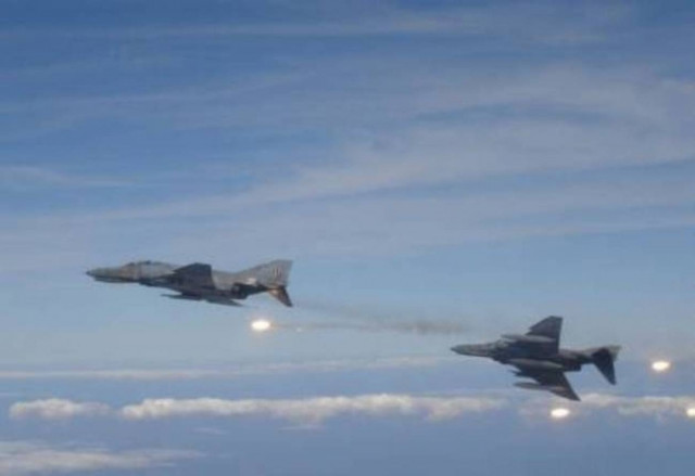 Νέα τουρκική πρόκληση: 4 οπλισμένα αεροσκάφη εισήλθαν στο FIR Αθηνών