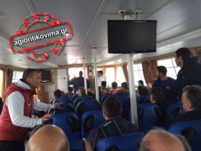 Παραλίγο ναυάγιο στο Άγιο Όρος