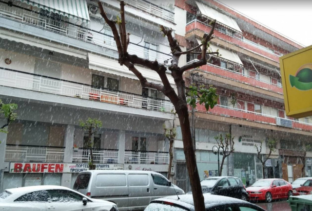 Πολύ χιόνι στην Πτολεμαΐδα – «Αν συνεχίσει έτσι θα το στρώσει» (vids)