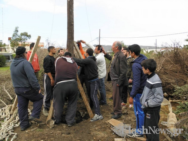 Δείτε τον ιπτάμενο Ιούδα στα Χανιά