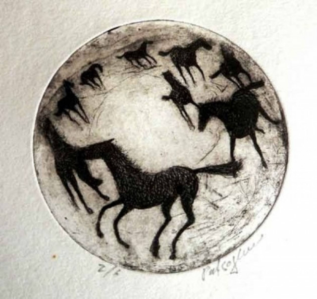 Άλογα και Αναβάτες: Έκθεση του Αριστείδη Πατσόγλου