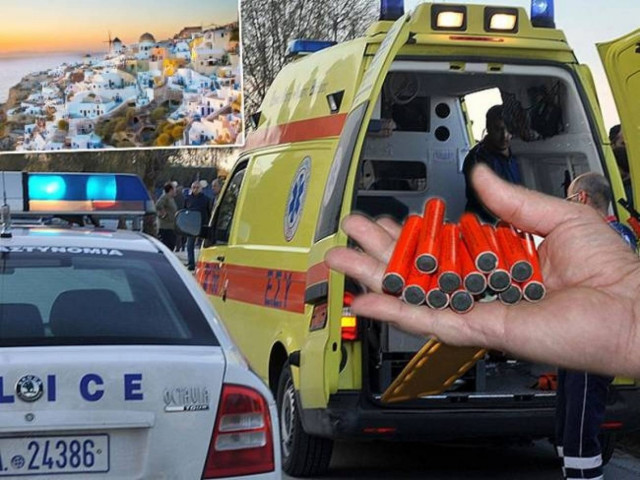 Santorini: Seven injured by Easter fireworks