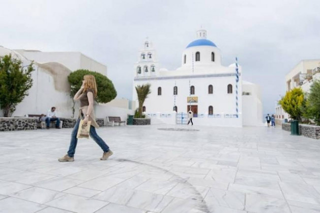 Santorini: Shocking images from the site of explosion