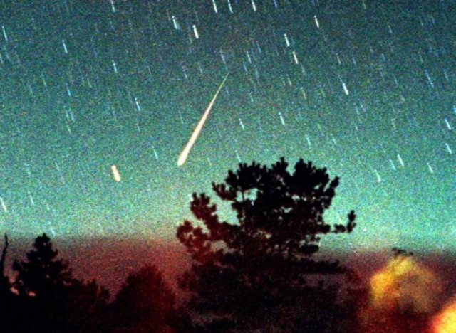 Shooting stars in Greek sky tonight
