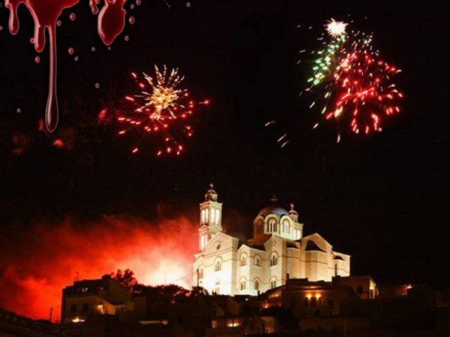 This year's Easter was again bloodied by fireworks and firecrackers