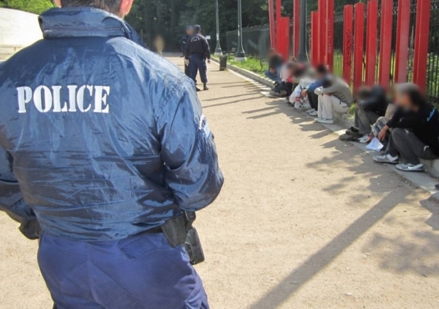 Βίντεο και φωτογραφίες από την αστυνομική επιχείρηση στο κέντρο