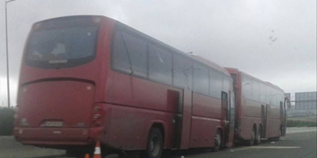 Η εικόνα που κάνει τον γύρο του διαδικτύου - Τα λεωφορεία του ΠΑΟΚ