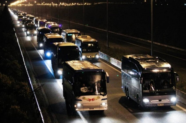 Οι πέντε κορυφαίες φωτογραφίες από την κάθοδο των Παοκτσήδων (pics)