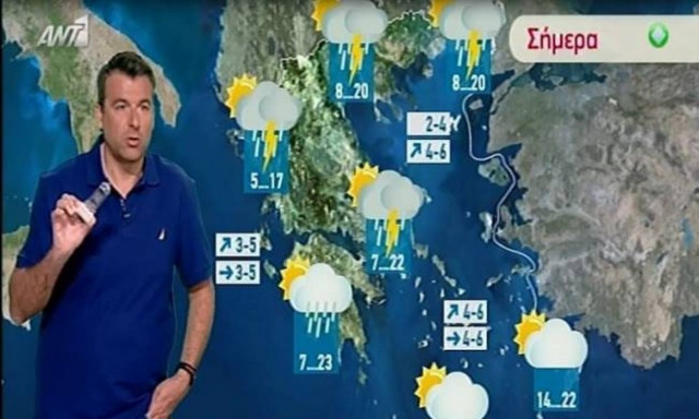 Δείτε γιατί διέκοψε τον καιρό ο Λιάγκας: «Βάλτε την όπου θέλετε»