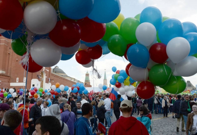 Πρωτομαγιά 2014: Εκατομμύρια κόσμος στη Μόσχα