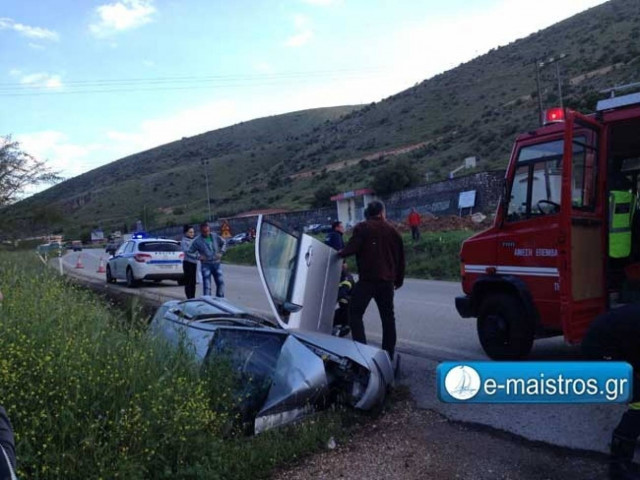 Τροχαίο με τέσσερις τραυματίες σε δρόμο της Αμφιλοχίας