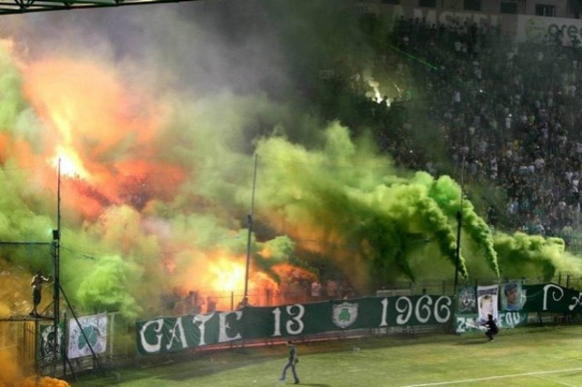 Παναθηναϊκός - ΠΑΟΚ: Επεισόδια στη Λεωφόρο (pic)