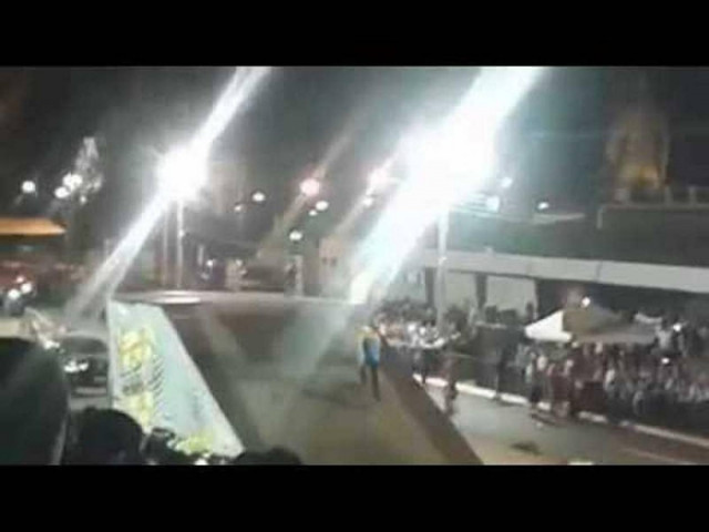 Σοκαριστικό ατύχημα  σε αγώνες επίδειξης μηχανών! (video)