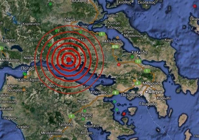 Σεισμός 4,3 Ρίχτερ νότια της Ιτέας