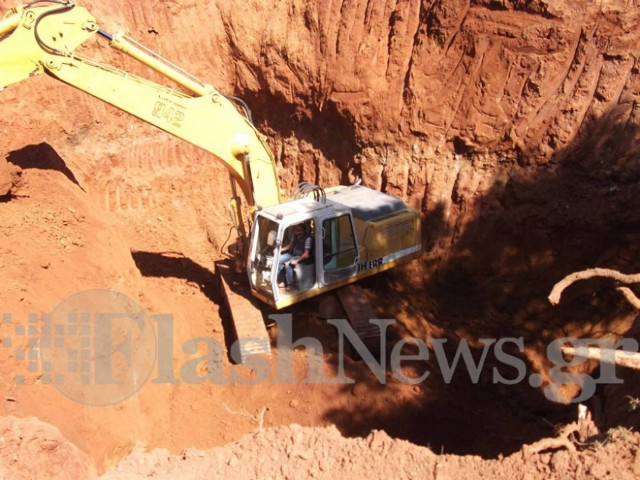 Θρίλερ με τον θαμμένο εργάτη στην Κρήτη (pics+vid)