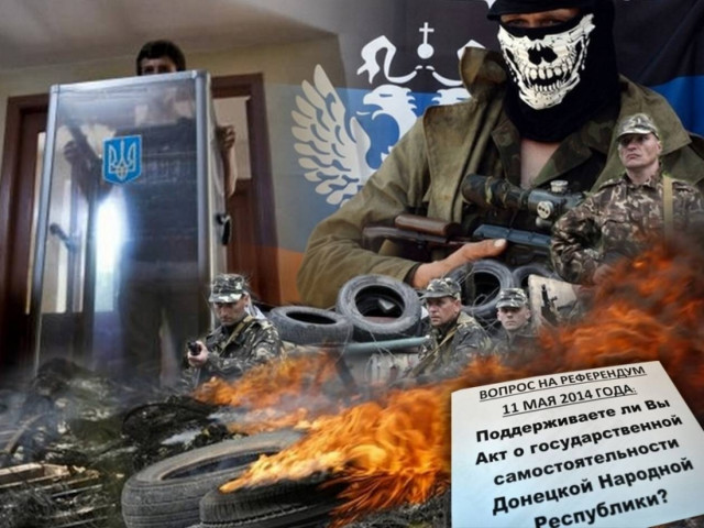 Ουκρανία: Εν μέσω πυρών άνοιξαν οι κάλπες για τα δημοψηφίσματα (pics)