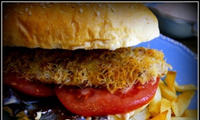 Συνταγή για ένα λαχταριστό burger ψαριού