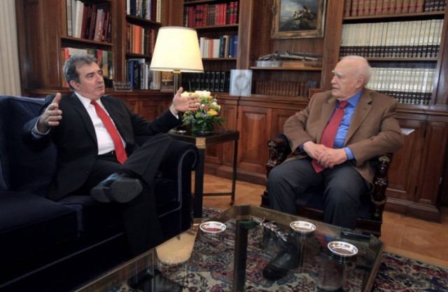 Παπούλιας: Ενημερώθηκε για τα έργα από Χρυσοχοΐδη