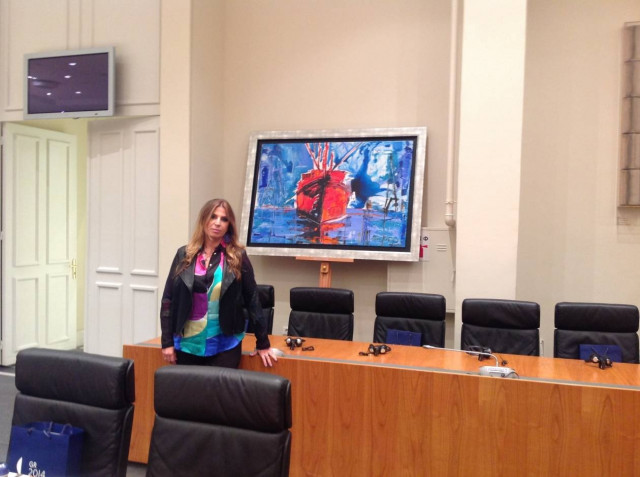 Λαμπερή έκθεση της Μίνας Παπαθεοδώρου Βαλυράκη στο Ζάππειο