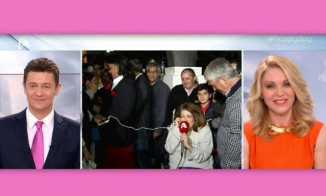 Εκλογές 2014: Η συγκίνηση της Χρονοπούλου για την εκλογή του Ηλία Ψινάκη