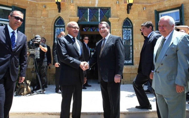 Συνάντηση Ν. Αναστασιάδη και Μ. Ταλάτ για το Κυπριακό