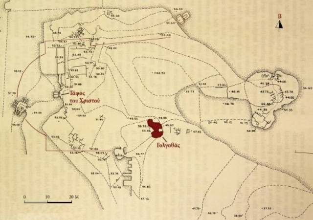 Έτσι ήταν ο Τάφος Του Χριστού και ο βράχος του Γολγοθά το 33 μ.Χ.