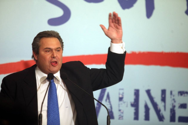 Εκλογές 2014: Δείτε live την ομιλία Καμμένου στο Περιστέρι