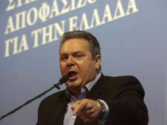 Καμμένος: Στείλτε στην ανεργία Σαμαρά και Βενιζέλο