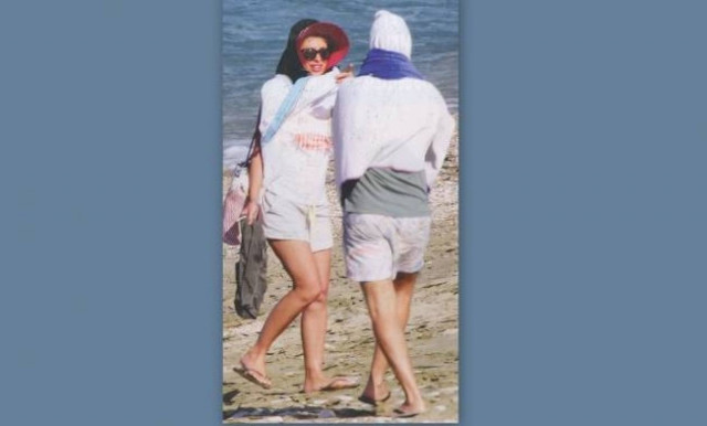 Έτσι πάνε για μπάνιο Μενεγάκη- Ματέο