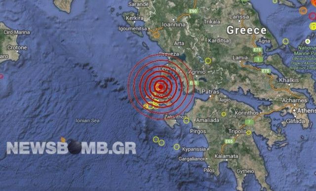 Σεισμός 4,1 Ρίχτερ στην Κεφαλονιά