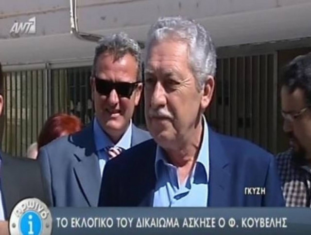 Ευρωεκλογές 2014-Κουβέλης: Ο ελληνικός λαός αποφασίζει πως θα πορευθεί ο τόπος
