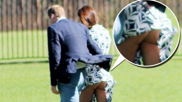 Τα γυμνά οπίσθια της Μίντλετον και το σοκ στο παλάτι! (pics)