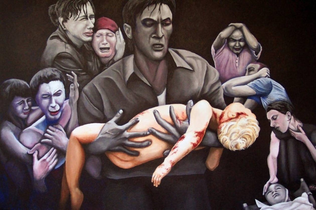 Ουκρανία: Οι πατέρες του μαρτυρικού Μπεσλάν, εθελοντές στον αντιφασιστικό αγώνα (pics)