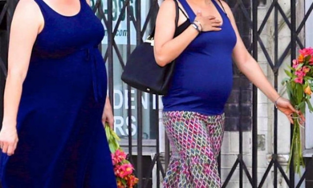 Ο διάσημος ηθοποιός και οι δύο έγκυες γυναίκες της ζωής του!