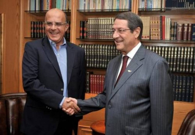 Συνάντηση Αναστασιάδη-Καρογιάν στο προεδρικό