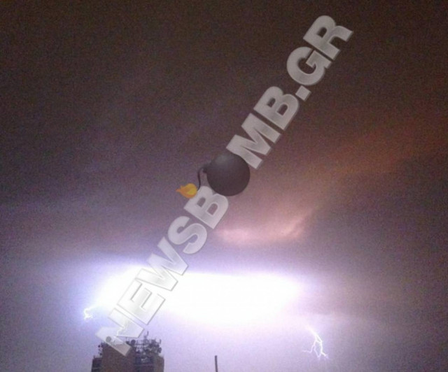 Μοναδικές εικόνες από τη χθεσινή κακοκαιρία στο κέντρο της Αθήνας