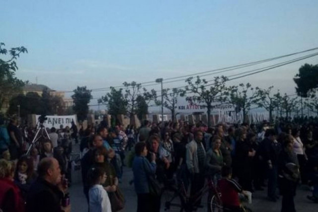 Συλλαλητήριο κατά των απολύσεων στη Θεσσαλονίκη