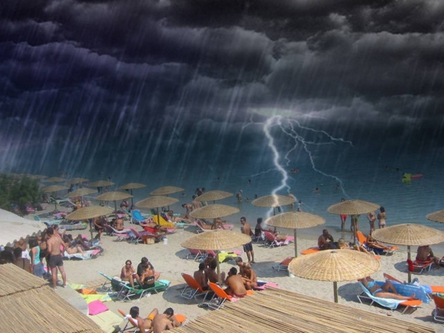 Έρχεται μίνι καύσωνας με βροχές και καταιγίδες!