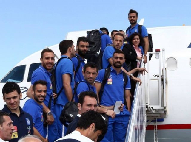 Μουντιάλ 2014: Έφτασε Βραζιλία η Εθνική μας (pics)