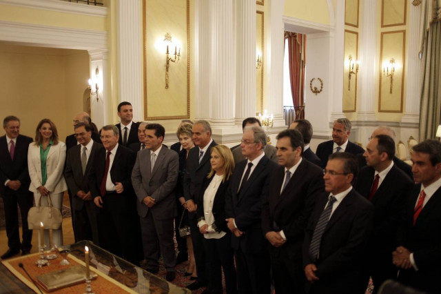 Φωτογραφίες από την ορκωμοσία της νέας κυβέρνησης