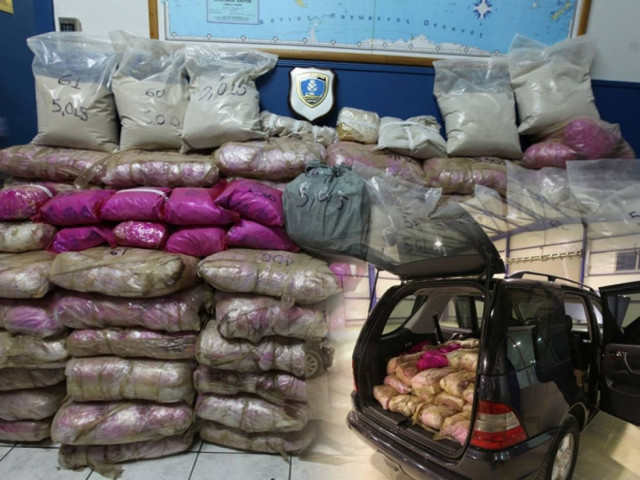 Ένας τόνος ηρωίνης σε αποθήκες της Αττικής - 11 συλλήψεις (pics)