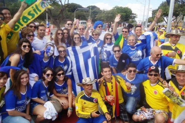 Ελλάδα – Κολομβία: Όλοι μαζί ενωμένοι