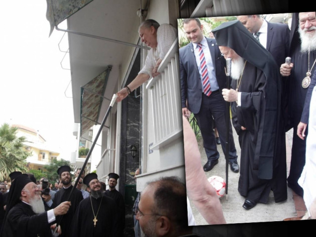 O Οικουμενικός Πατριάρχης παίζει... ποδόσφαιρο (pics)