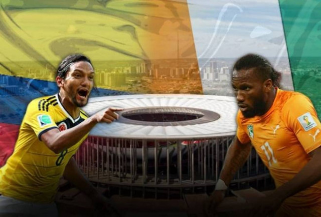 Μουντιάλ 2014: Κολομβία-Ακτή Ελεφαντοστού live